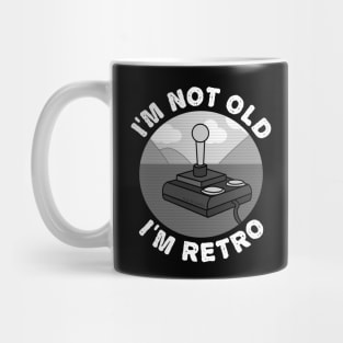 I'm Not Old I'm Retro, Video Gamer Retired Mug